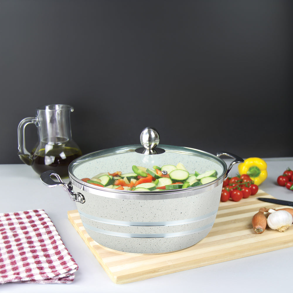 Sq Professional Seramiq Mianra Diecast Stockpot Set Of 5 Howlite