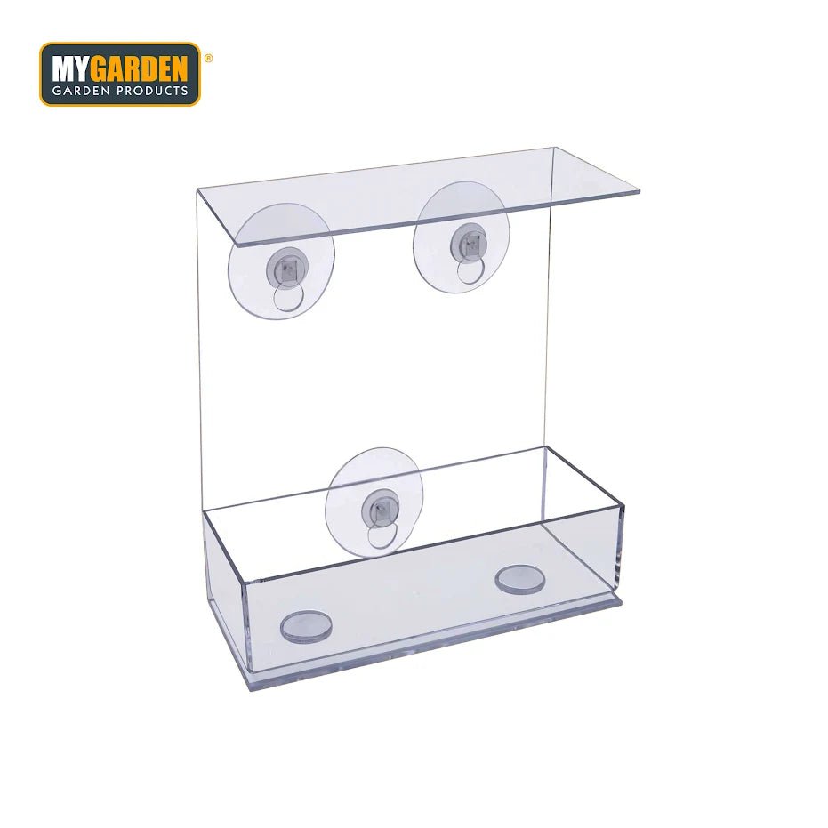 Plastic Window Bird Feeder 15.2 x 6.7 x 16.5 cm 1179