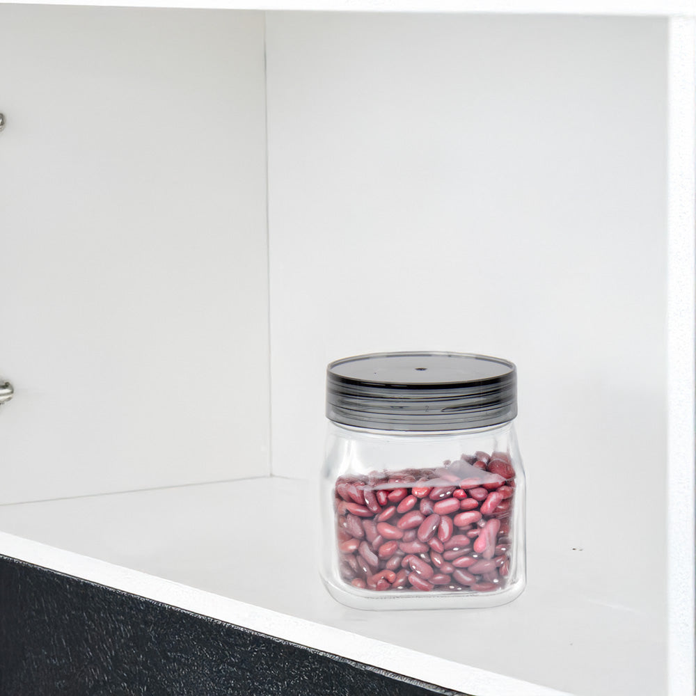 Kolorr Cuba Pet Plastic Food Storage Jar 600Ml