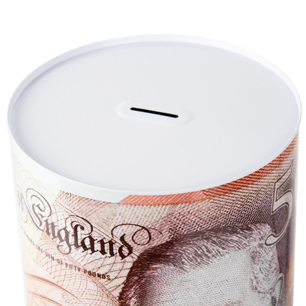 Mtl450 Extra Large Coin Money Tin Piggy Bank Savings Box 19.8 X 30Cm Assorted Designs King / Queen Tin005A /