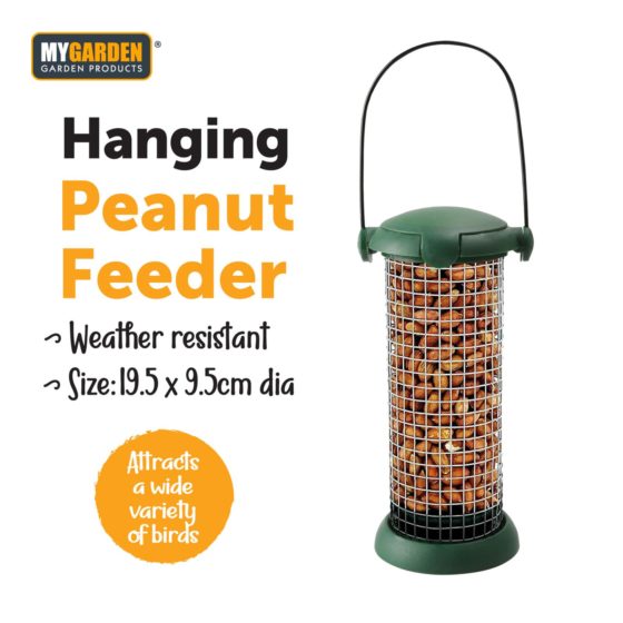 Garden Hanging Bird Peanut Feeder 19.5 x 9.5 cm 1283
