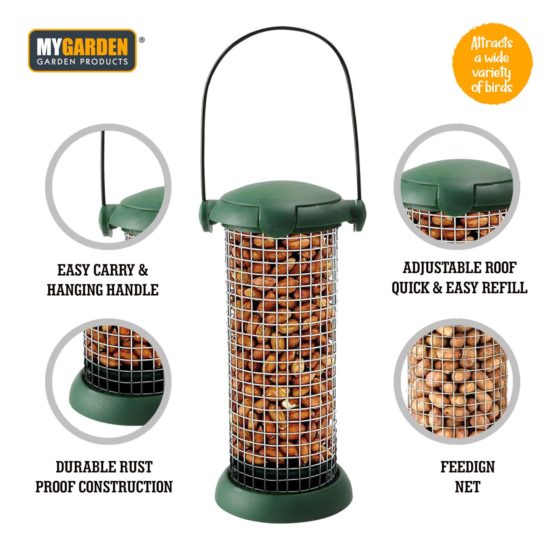 Garden Hanging Bird Peanut Feeder 19.5 x 9.5 cm 1283