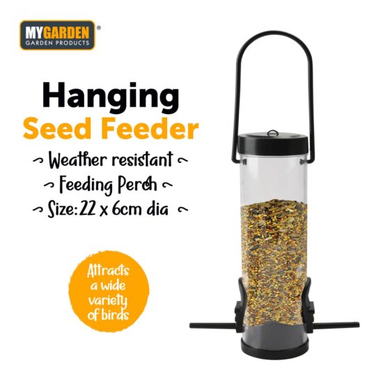 Garden Hanging Bird Seed Feeder Plastic 22 x 6 cm 1284