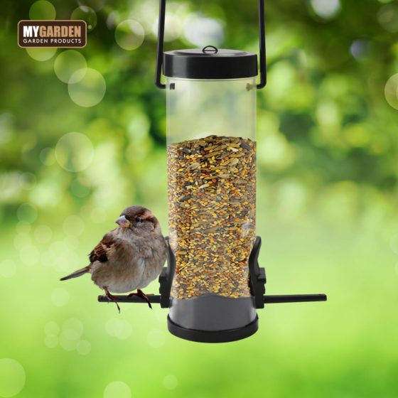 Garden Hanging Bird Seed Feeder Plastic 22 x 6 cm 1284