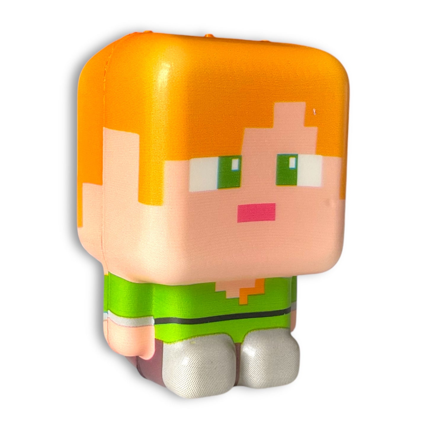 Minecraft Alex Style Squishy Fidget Stress Relief Toy