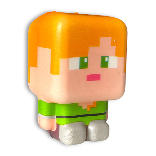 Minecraft Alex Style Squishy Fidget Stress Relief Toy