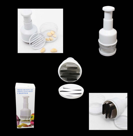 Plastic Kitchen Vegetable Chopper Pressing Cutter Slicer Peeler Dicer