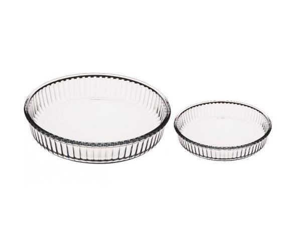 PB Borcam Round Tray High Quality Flan Dishes 2 Pack 32cm & 26cm 159022