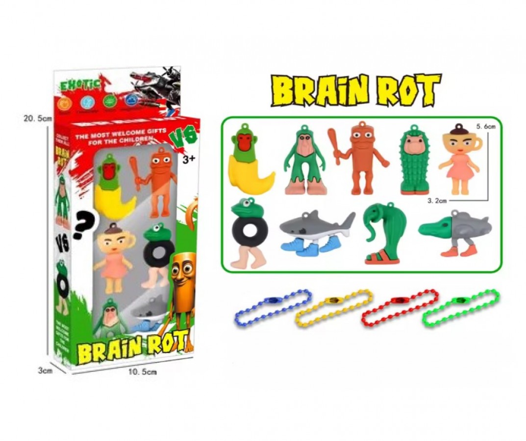 Rotten Brain Pack Of Figures