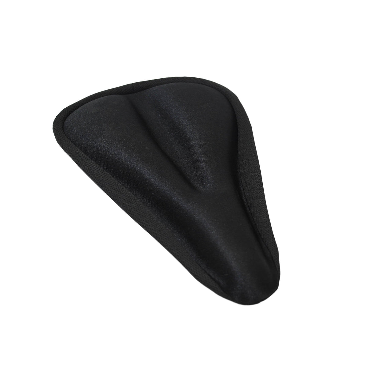 Soft Cushioned Black Bicycle Wide Saddle Seat Comfort Ride Seat 26 X 26Cm