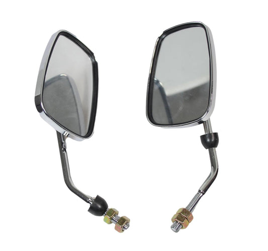 Adjustable Bicycle Mirrors 2 Pieces Rotatable Wide Angle Safety 1835