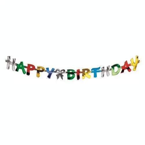 Happy Birthday Cut Out Letters Banner 1.4m 18698