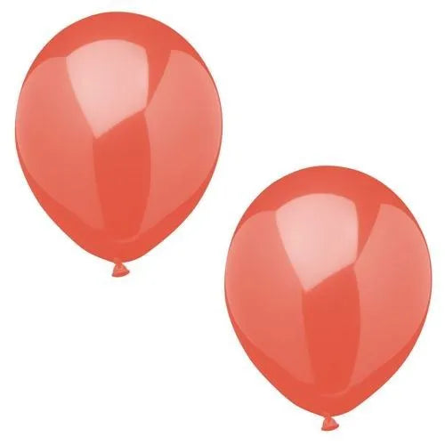 Papstar Metallic Red Birthday Party Balloons 10 Piece Party Pack 25cm 82820