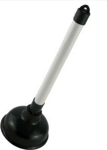 Heavy Duty Bathroom Toilet Plunger Drainer Plastic Stick CK4068 A