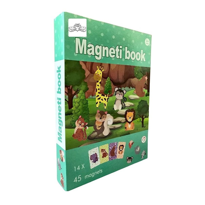 Magnetic Book - Animal Edition - 14 Cards & 45 Magnets