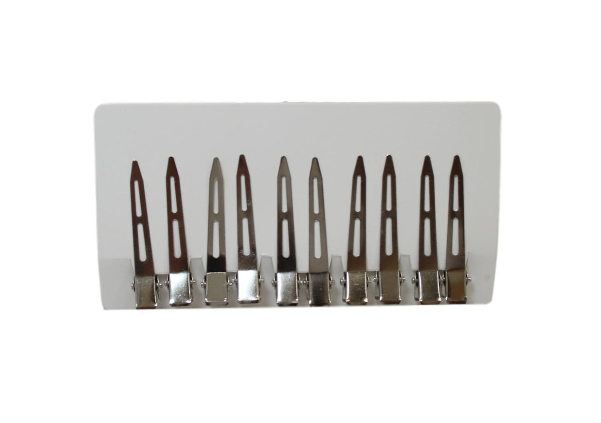 Metal Hair Clips 6 Cm Pack Of 10