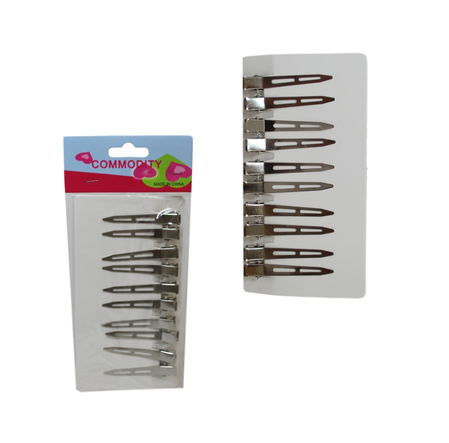 Metal Hair Clips 6 Cm Pack Of 10