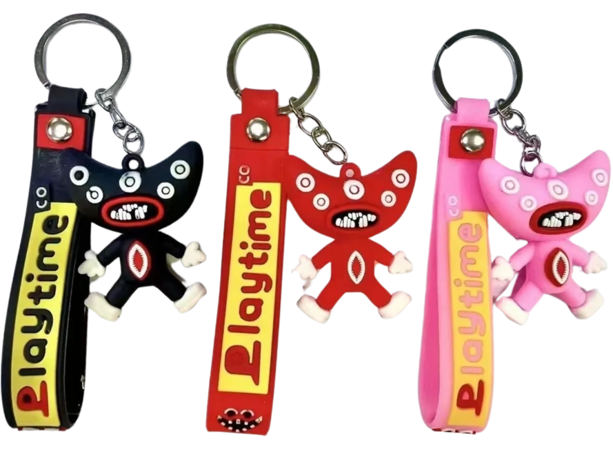 Huggy Keyring Multiple Eyes