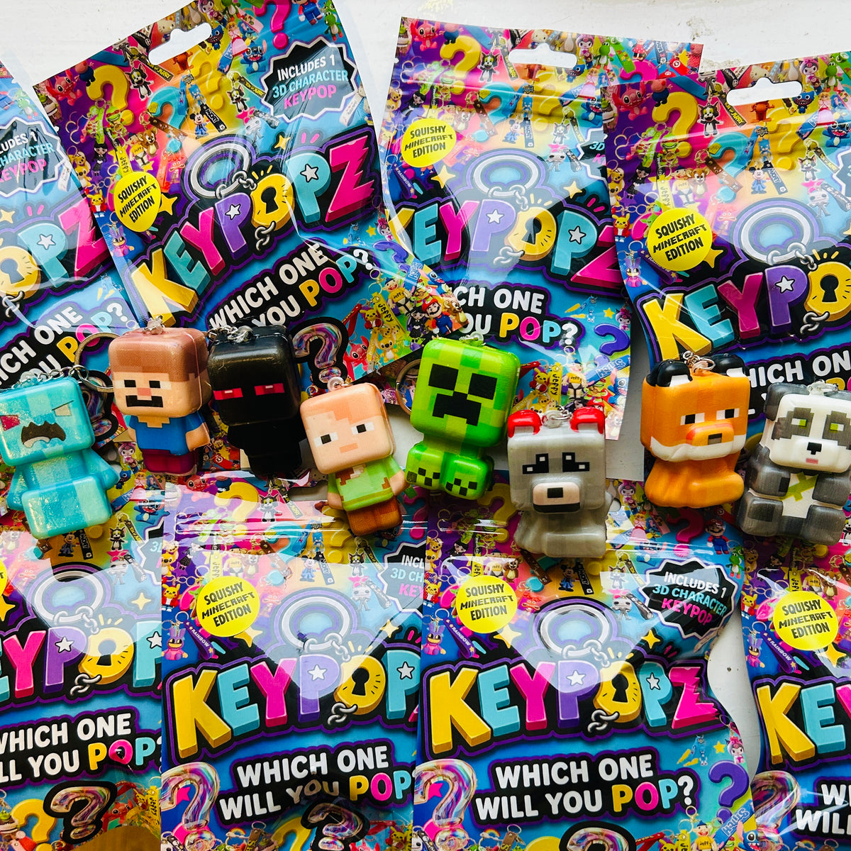KeyPopz Minecraft Squishy Surprise Pack
