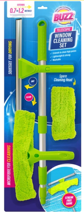 Telescopic Window Cleaning Set
