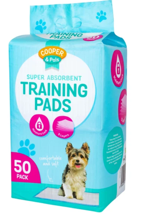 Puppy Training Pads 50 Pack, Absorbent Housebreaking Pads