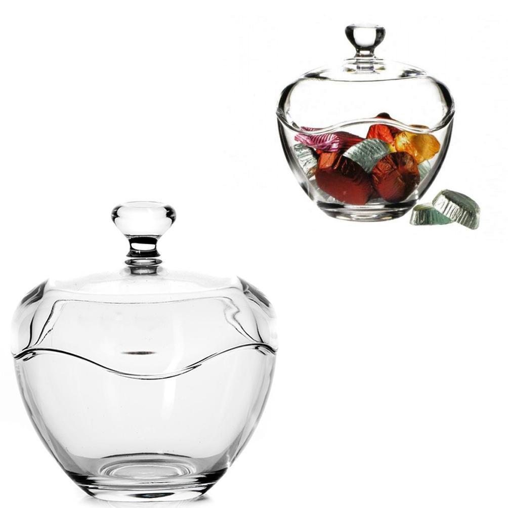 1 Piece Toscana Fancy Glass Candy Bowl 14 X 12.5Cm  (Parcel Plus Rate)