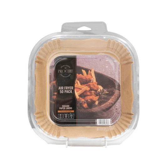 50 Pieces Square Air Fryer Paper Liner Appro x