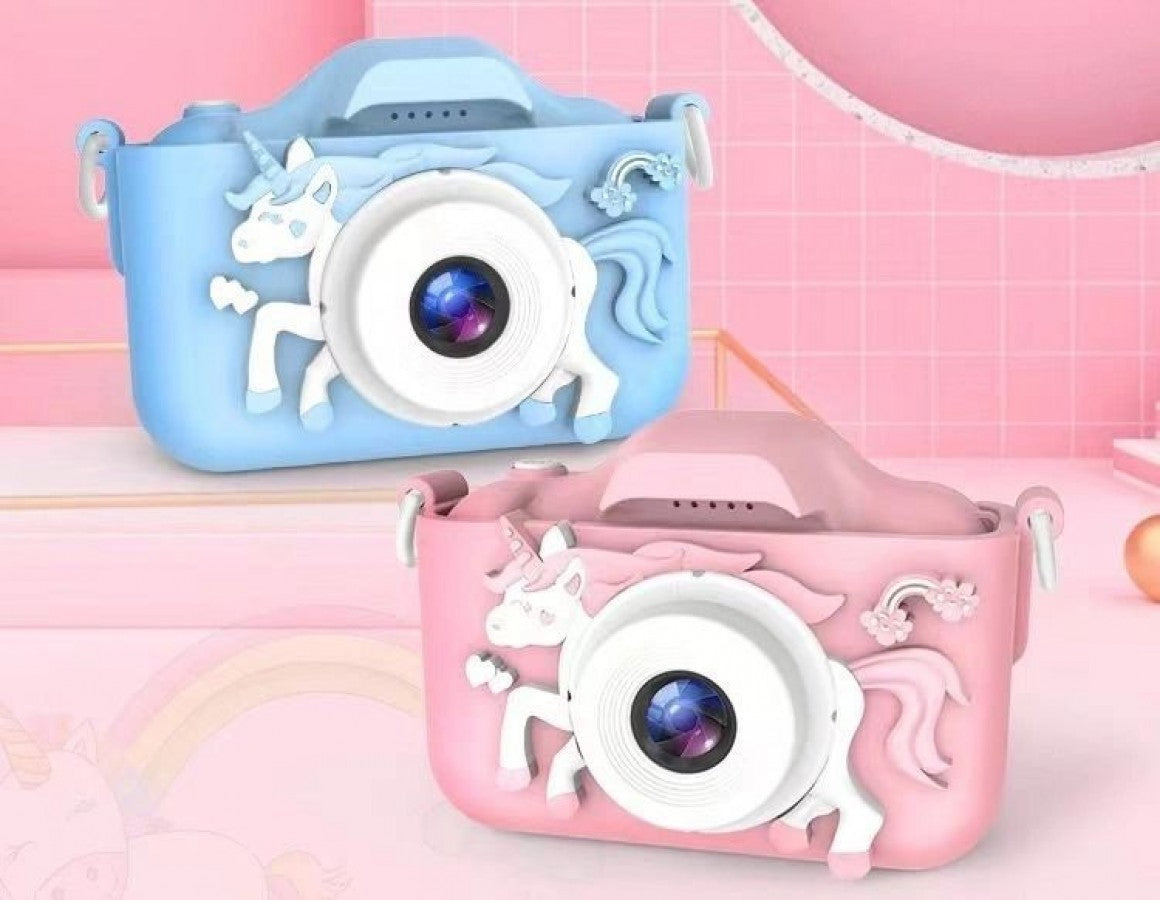 Unicorn Design Camera With 1Gb Storage &Amp; Straps (2 Colours)
