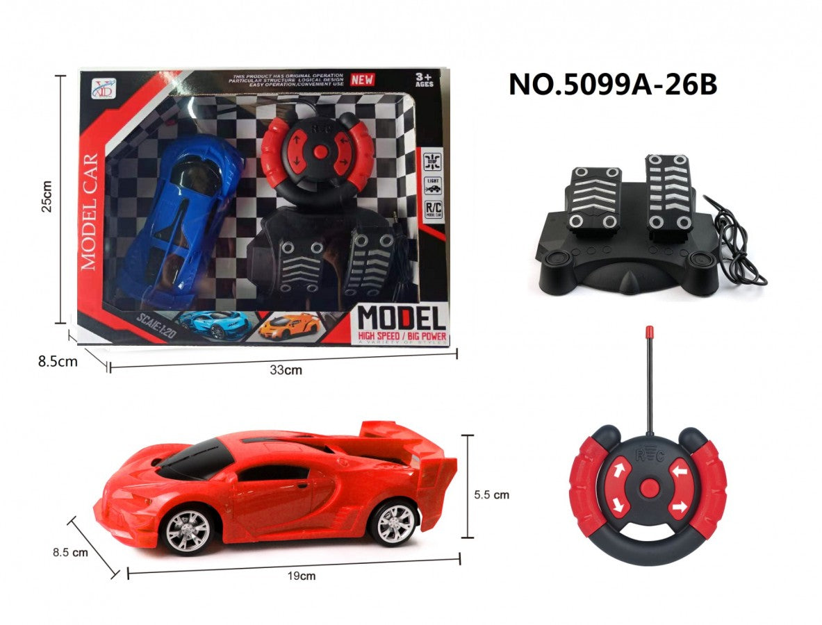 1:20 Rechargeable Rc Sports Car – High-Speed Remote Control Racing Model