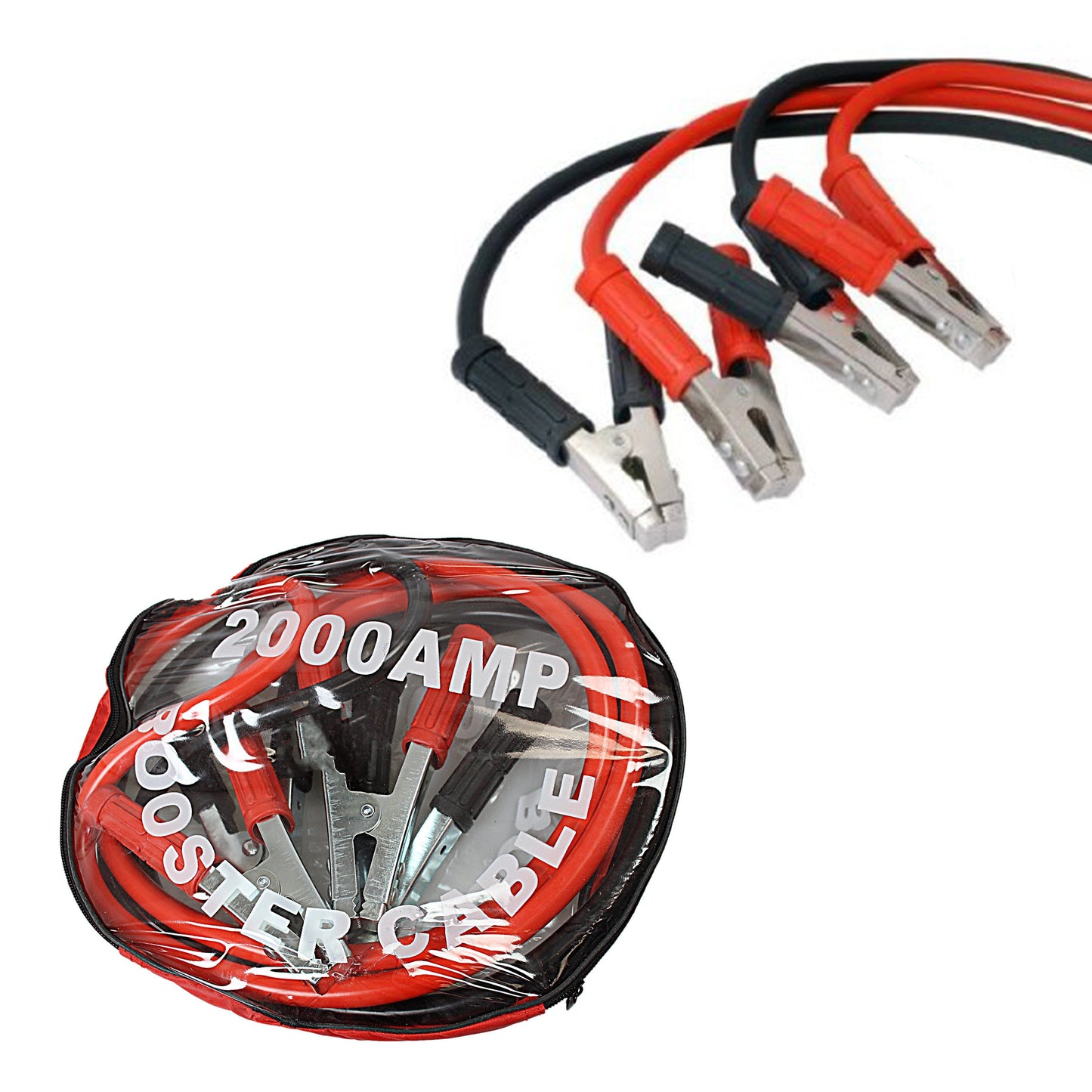 Heavy Duty Jump Car Start Jump Lead 2000 Amp 2 Metre Red Black 4720