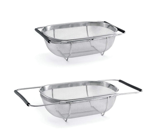 E x tendable Metal Rectangular Kitchen Sink Strainer 9734