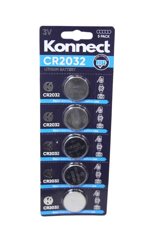 Konnect 3V Lithium Battery Long Life Remote Watch Camera Battery CR2032 A