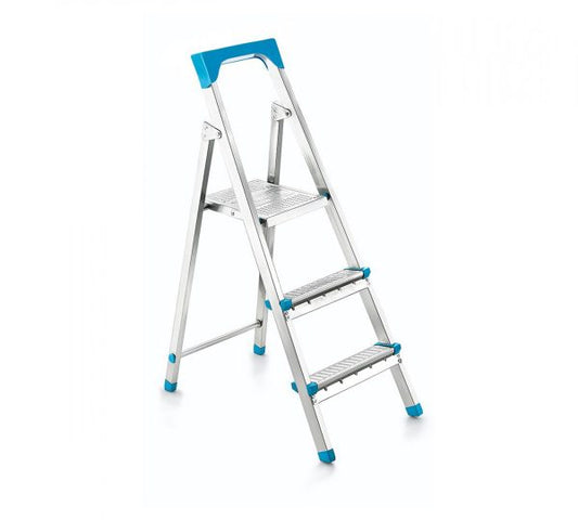 2 + 1 Multipurpose Metal Indoor Outdoor Step Ladder 11002