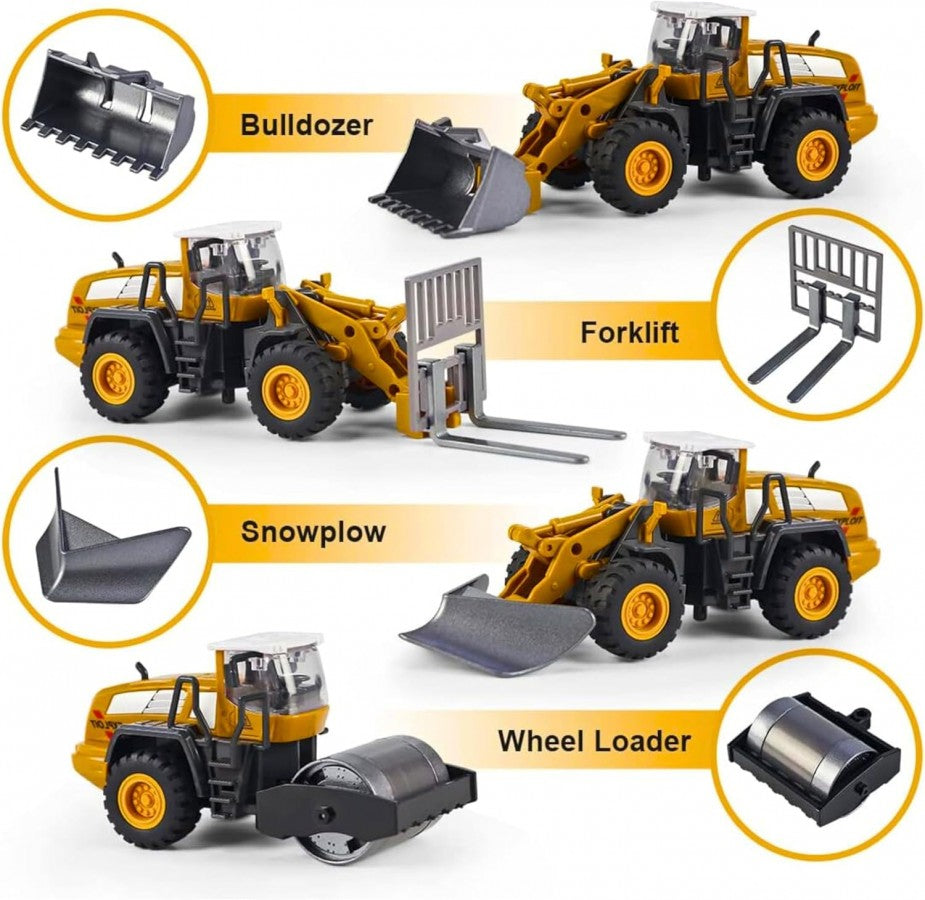 X8 Die-Cast Costruction Vehicles