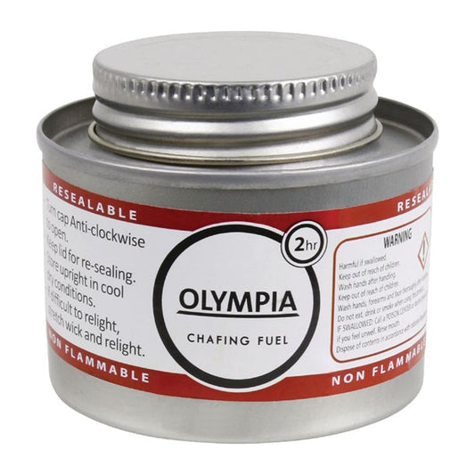 Olympia Gel Buffet Chafing Dish Fuel Liquid  Can with Wick Resealable 2 Hours CB733-02 / OLGEL2