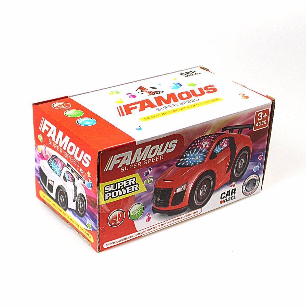 Children'S Toy Car With Lights And Music Battery Operated 14 Cm