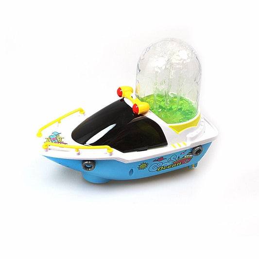 Interactive Musical Light & Sound Musical Fountain Boat Bump n Go LED Light 4126