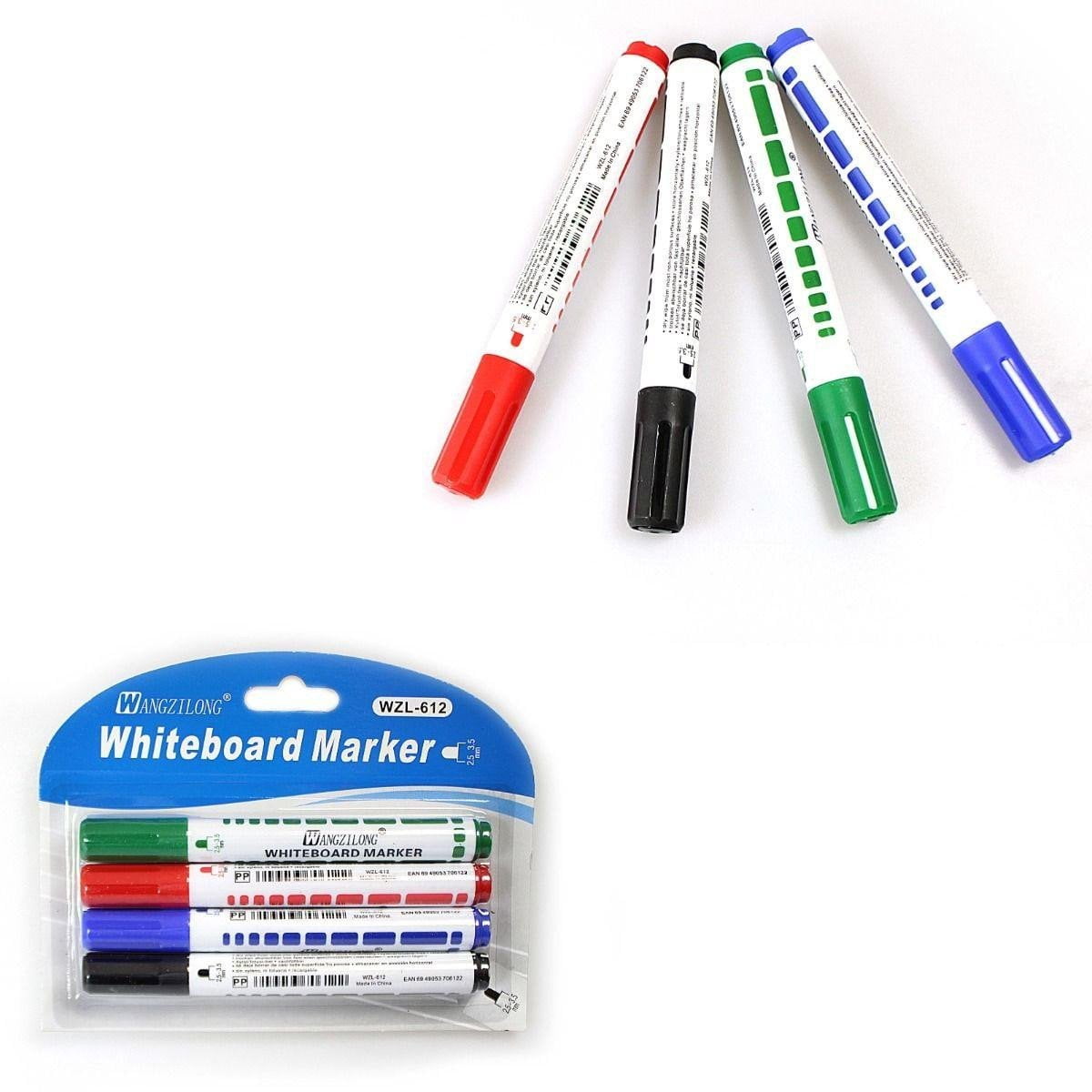 4 Whiteboard Markers Art & Craft Stationery Home 1735