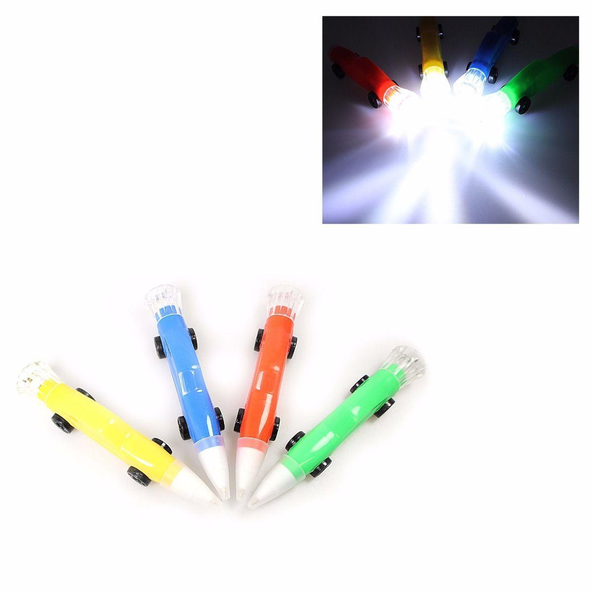 Ballpoint Pen with Led Torch Assorted Colours 5760