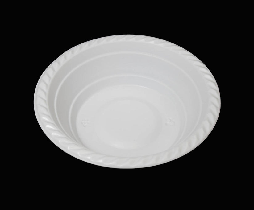 Disposable White Plastic Bowls 12oz Pack of 15 CD603