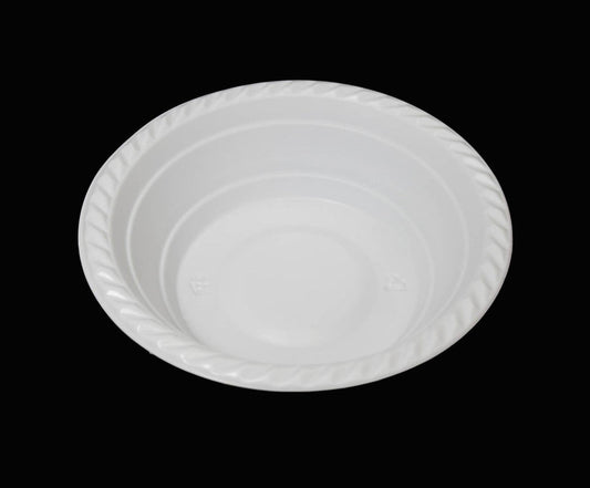 Disposable White Plastic Bowls 12oz Pack of 15 CD603