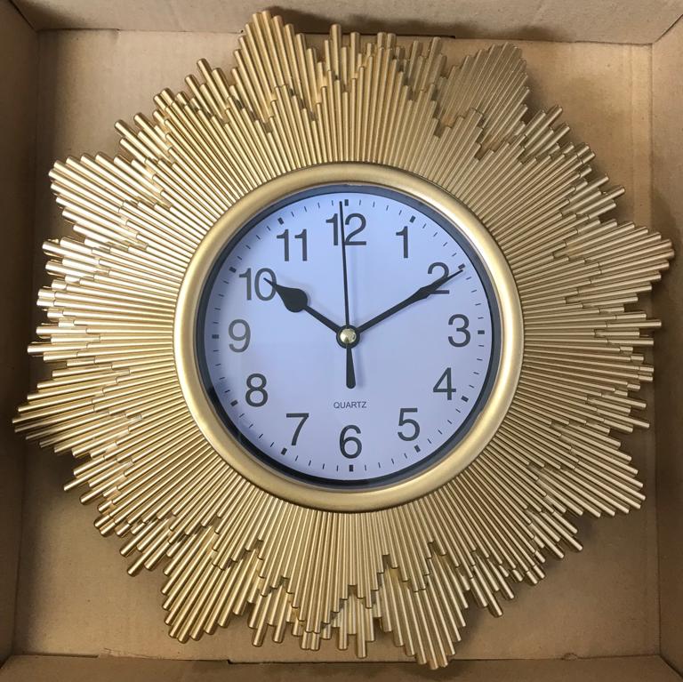 Plastic Wall Clock 25 cm Assorted Colours and Designs 6984