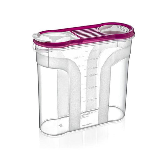 2900Ml Cereal Dispenser Store Storage Bo x Kitchen Lid Foods Container