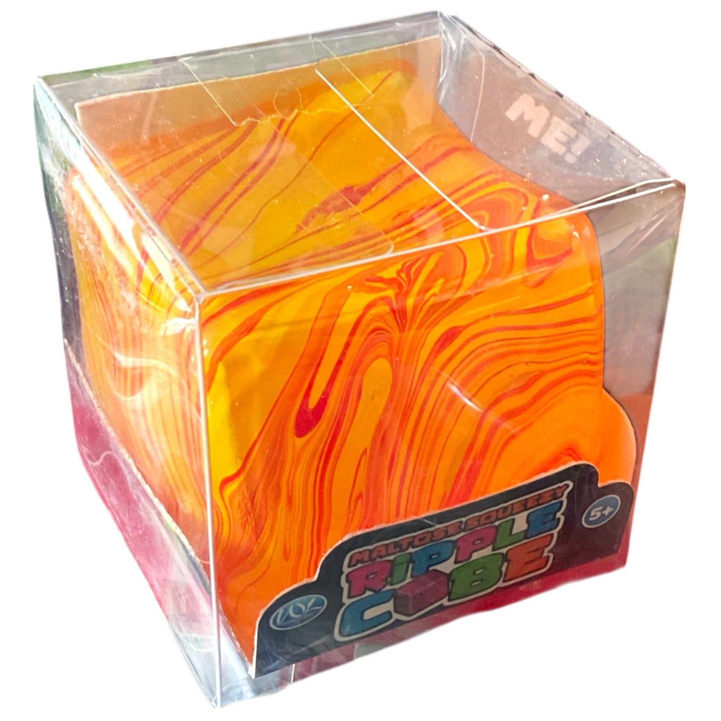 Ripple Cube - 4 Colours Super Sensory Sugar Squish Fidget Squishy Toy