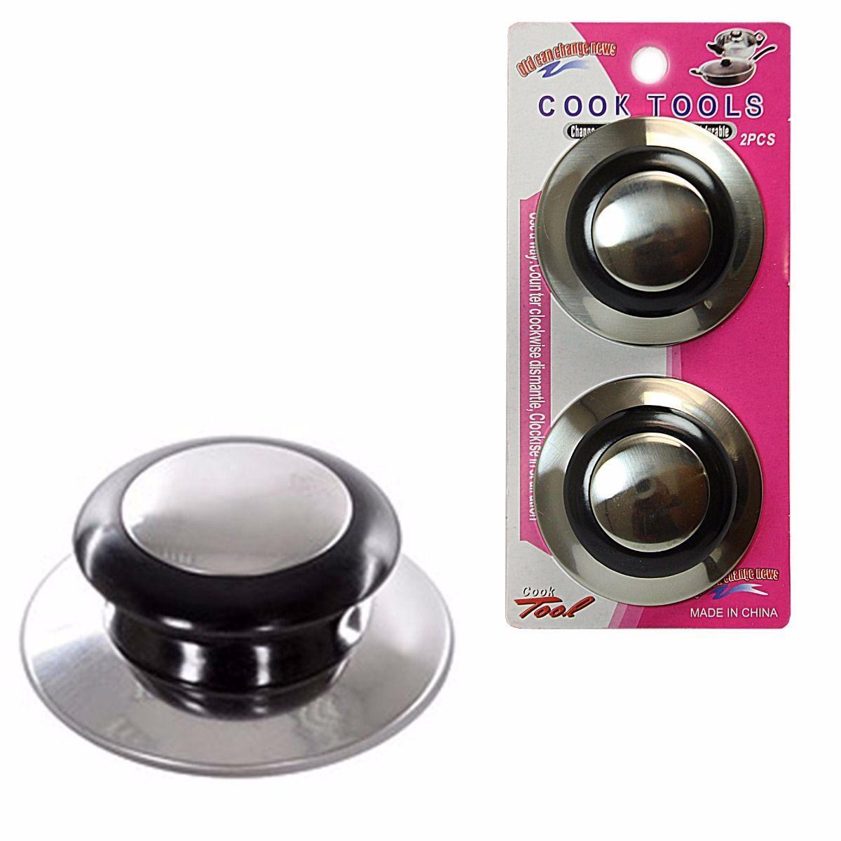Metal Pan Lid Replacement Knobs with Screws Pack of 2 2914 A