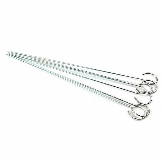 Metal BBQ Skewers Kebab Sticks 30cm Pack of 6 3482