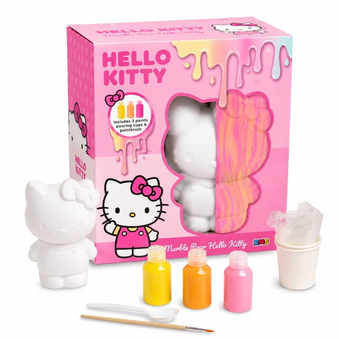 Marble Paint Pour Hello Kitty Craft Kit