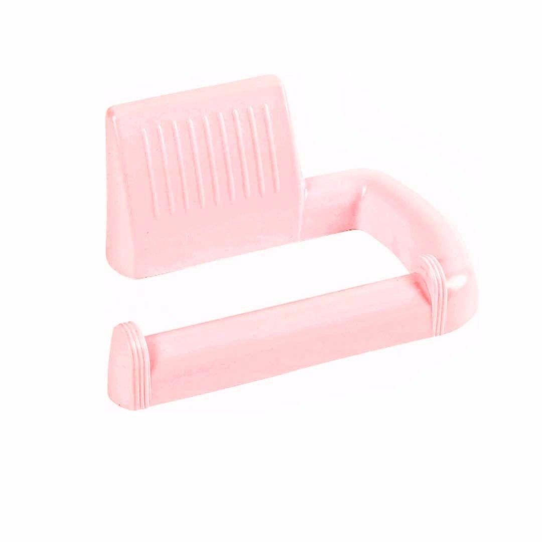 Plastic Bathroom Wall Toilet Paper Roll Holder Assorted Colours BG207
