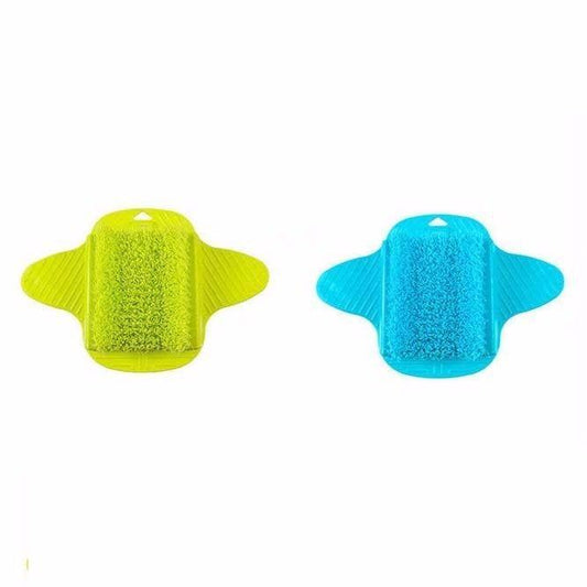 Bathroom Non Slip Suction Exfoliating Foot Brush Soft Bristle Foot Massage Brush 4509