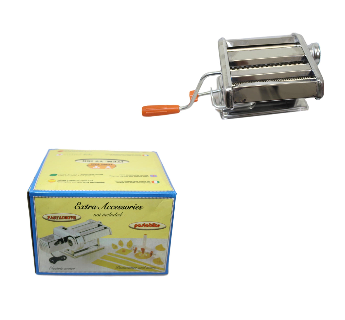 Stainless Steel Manual Pasta Noodle Dough Roller Maker Machine 9 x 14cm 2616